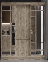 Dulap cu uşi glisante ML-Mobila Дипломат 1700 Дуб Крафт Серый imaginea #1 — magazin online Desire.md