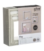 Навесная полка Five Grey 3pcs (50281) фото №2 — интернет-магазин Desire.md