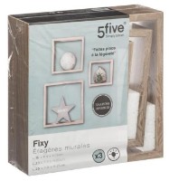 Навесная полка Five Natural 3pcs (50268) фото №2 — интернет-магазин Desire.md