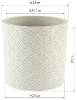 Цветочный горшок M Plastik Этна М3184 фото №3 — интернет-магазин Desire.md