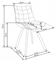 Scaun Halmar K-332 Bordo imaginea #3 — magazin online Desire.md