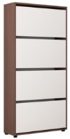 Обувница Mobildor-Lux Leo 90 (164x90x27) Wenge/White фото №1 — интернет-магазин Desire.md
