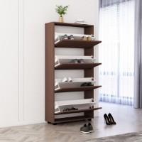 Обувница Mobildor-Lux Leo 90 (164x90x27) Wenge фото №2 — интернет-магазин Desire.md