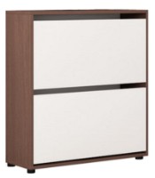 Обувница Mobildor-Lux Leo 90 (86x90x27) Wenge/White фото №1 — интернет-магазин Desire.md