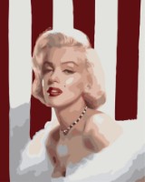Tablou pe numere PRC Marilyn Monroe 30x40cm 01945