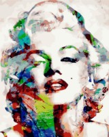 Картина по номерам PRC Merylin Monroe in stil Pop Art 40x50cm 03468