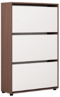 Обувница Mobildor-Lux Leo Slim 50 (125x50x16) Wenge/White фото №1 — интернет-магазин Desire.md