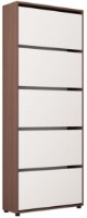 Обувница Mobildor-Lux Leo Slim 60 (203x60x16) Wenge/White фото №1 — интернет-магазин Desire.md
