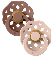 Suzeta BIBS Boheme 2 Pack 6+ months Blush/Woodchuck imaginea #1 — magazin online Desire.md