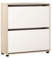 Rafturi pentru pantofi Mobildor-Lux Leo Slim 86x60x16 Sonoma/White (10008807)