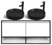 Шкаф с умывальниками Montebella Set 63.01 1200x500 Eclipse Pantera фото №1 — интернет-магазин Desire.md