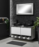 Шкаф с умывальниками Montebella Set 63.01 1200x500 Eclipse Pantera фото №3 — интернет-магазин Desire.md