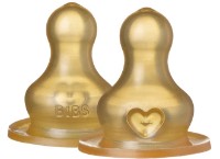 Sfecuri pentru biberoane BIBS Bottle Nipple 2 Pack Medium Flow (5000050)
