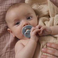 Пустышка BIBS Colour 0+ months Baby Blue фото №3 — интернет-магазин Desire.md