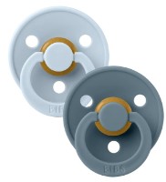 Пустышка BIBS Colour 2 Pack - Dusty Blue/Steel Blue 0+ months