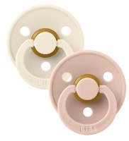 Suzeta BIBS Colour Symmetrical 6+ months Ivory/Blush imaginea #1 — magazin online Desire.md