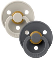 Suzeta BIBS Colour Symmetrical 6+ months Sand/Iron imaginea #1 — magazin online Desire.md