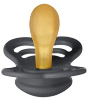 Пустышка BIBS Supreme Natural Rubber Latex 0+ months Iron фото №1 — интернет-магазин Desire.md