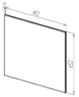 Oglindă baie Bayro Modern 800x650 (108580) imaginea #4 — magazin online Desire.md