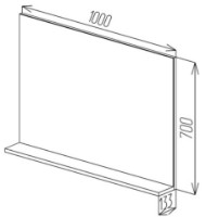 Зеркало для ванной Bayro Vega 1000x700 (110449) фото №3 — интернет-магазин Desire.md