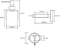 Dozator săpun lichid Bemeta Amber (155109102) imaginea #2 — magazin online Desire.md
