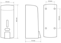 Дозатор жидкого мыла Bemeta Black (121209140) фото №2 — интернет-магазин Desire.md