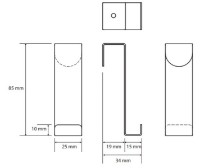 Suport prosop Bemeta Dark (101106150) imaginea #2 — magazin online Desire.md