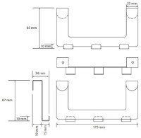 Держатель для полотенец Bemeta Dark (101106220) фото №2 — интернет-магазин Desire.md