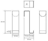 Держатель для полотенец Bemeta Neo (101106155) фото №2 — интернет-магазин Desire.md