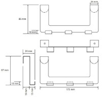Держатель для полотенец Bemeta White (101106224) фото №2 — интернет-магазин Desire.md