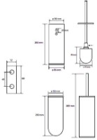 Ершик для унитаза Bemeta Amber (155313067) фото №2 — интернет-магазин Desire.md