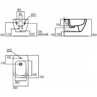 Биде Ideal Standard Tesi (T457001) фото №2 — интернет-магазин Desire.md