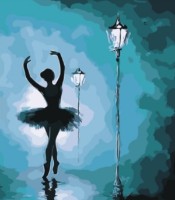 Tablou pe numere PRC Balerina 40x50cm 004502 imaginea #1 — magazin online Desire.md