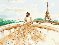 Картина по номерам PRC Lângă Turnul Eiffel 40x50cm 02904