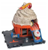 Set jucării transport Hot Wheels  City Downtown Ice Cream Swirl (HKX38)