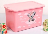 Cutie depozitare pentru jucării Berossi Pink (АС49163)