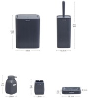 Set pentru baie Okyanus Gray OKY501-0 imaginea #2 — magazin online Desire.md