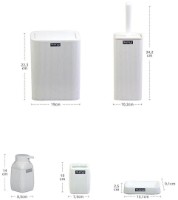 Set pentru baie Okyanus White OKY501-3B imaginea #2 — magazin online Desire.md