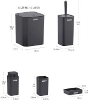 Set pentru baie Okyanus Gray OKY615-1 imaginea #2 — magazin online Desire.md