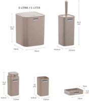 Set pentru baie Okyanus White OKY615 imaginea #2 — magazin online Desire.md