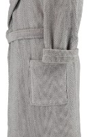 Halat de baie Rhomtuft Baronesse Bademantel Kiesel XL imaginea #6 — magazin online Desire.md