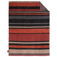 Плед IBENA Jacquard Latina 150x200cm Anthracite/Terracotta фото №2 — интернет-магазин Desire.md