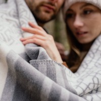 Pătura IBENA Jacquard Monza 150x200cm Grey imaginea #2 — magazin online Desire.md