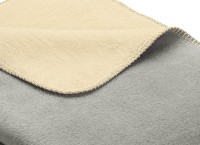 Плед IBENA Plain Dublin Double Face Grey/Beige 220x240cm фото №2 — интернет-магазин Desire.md