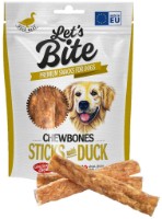 Snackuri pentru câini Brit Let’s Bite Chewbones Sticks with Duck 120g