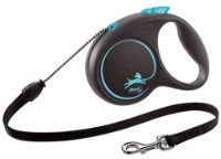 Поводок Flexi Black Design L Tape 5m Blue фото №1 — интернет-магазин Desire.md
