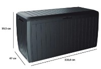 Cutie depozitare pentru gradină Prosperplast Boxe Board MBBD290-S433 imaginea #2 — magazin online Desire.md