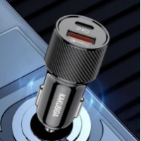 Încărcător auto Kaku KSC-678 Black + Cable Type-C to Lightning imaginea #2 — magazin online Desire.md