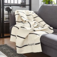 Плед Bugatti Jacquard (2488) 150x200cm White фото №5 — интернет-магазин Desire.md