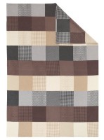 Плед IBENA Pittsburgh with GOTS certificate 140x200cm Brown/Grey фото №5 — интернет-магазин Desire.md